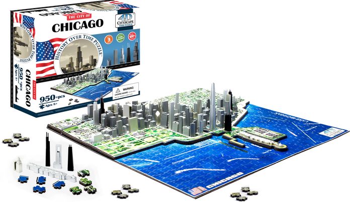 4D CITYSCAPE PUZZLE CHICAGO