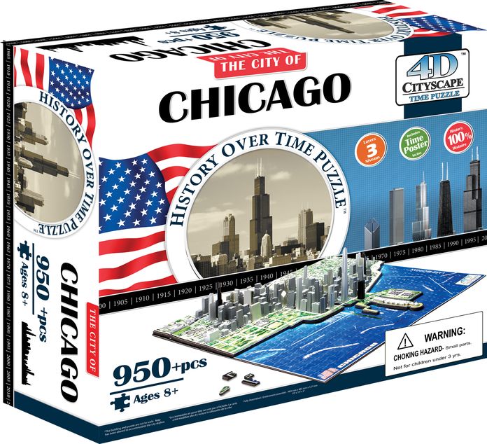 4D CITYSCAPE PUZZLE CHICAGO
