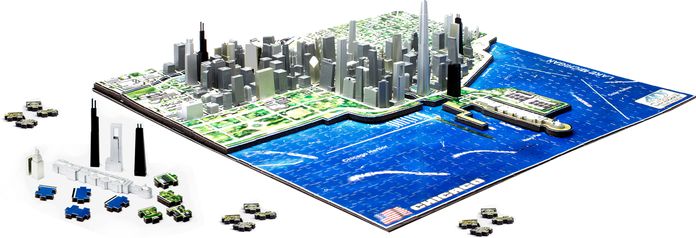 4D CITYSCAPE PUZZLE CHICAGO