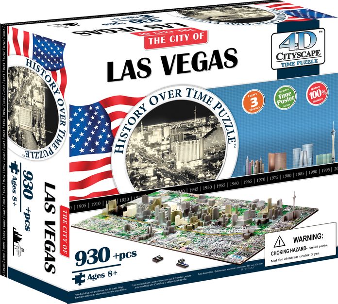4D CITYSCAPE PUZZLE LAS VEGAS