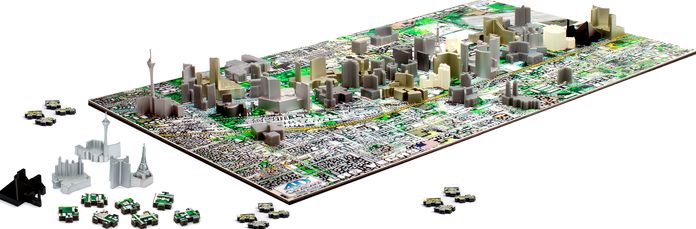 4D CITYSCAPE PUZZLE LAS VEGAS