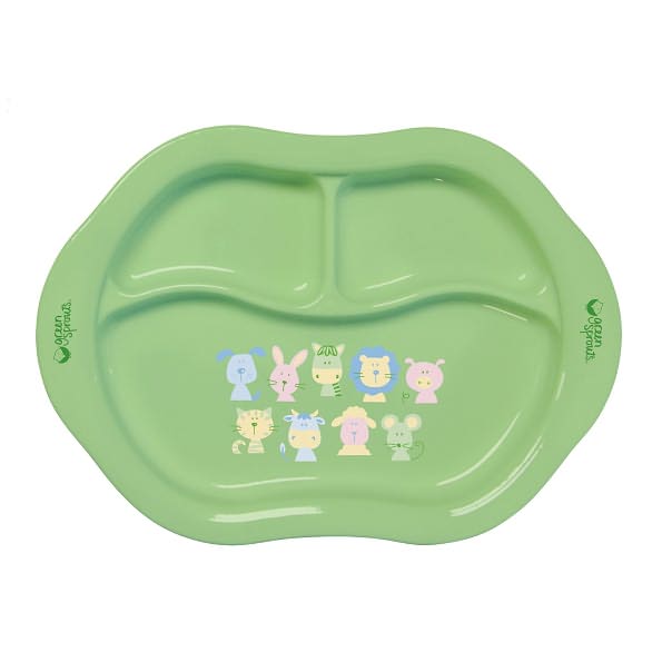 I Play Cornstarch Divided Plate