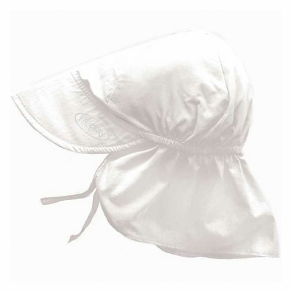 I Play Solid Flap Sun Protection Hat White, Toddler (2-4 year)