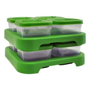 I Play Green Sprouts Polypropylene Baby Food Storage cubes, 8 Pack