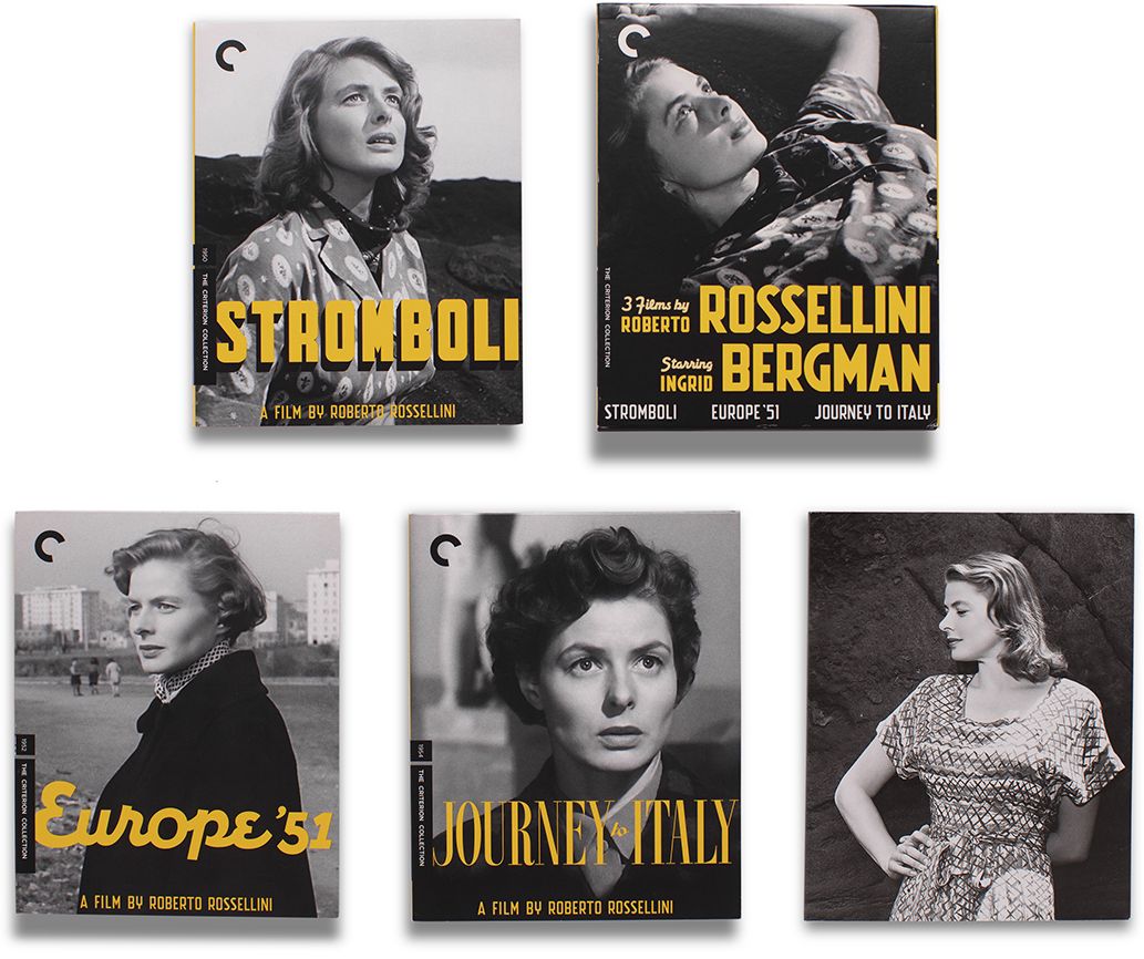 3 Films by Roberto Rossellini Starring Ingrid Bergman [Criterion Collection] [5 Discs]