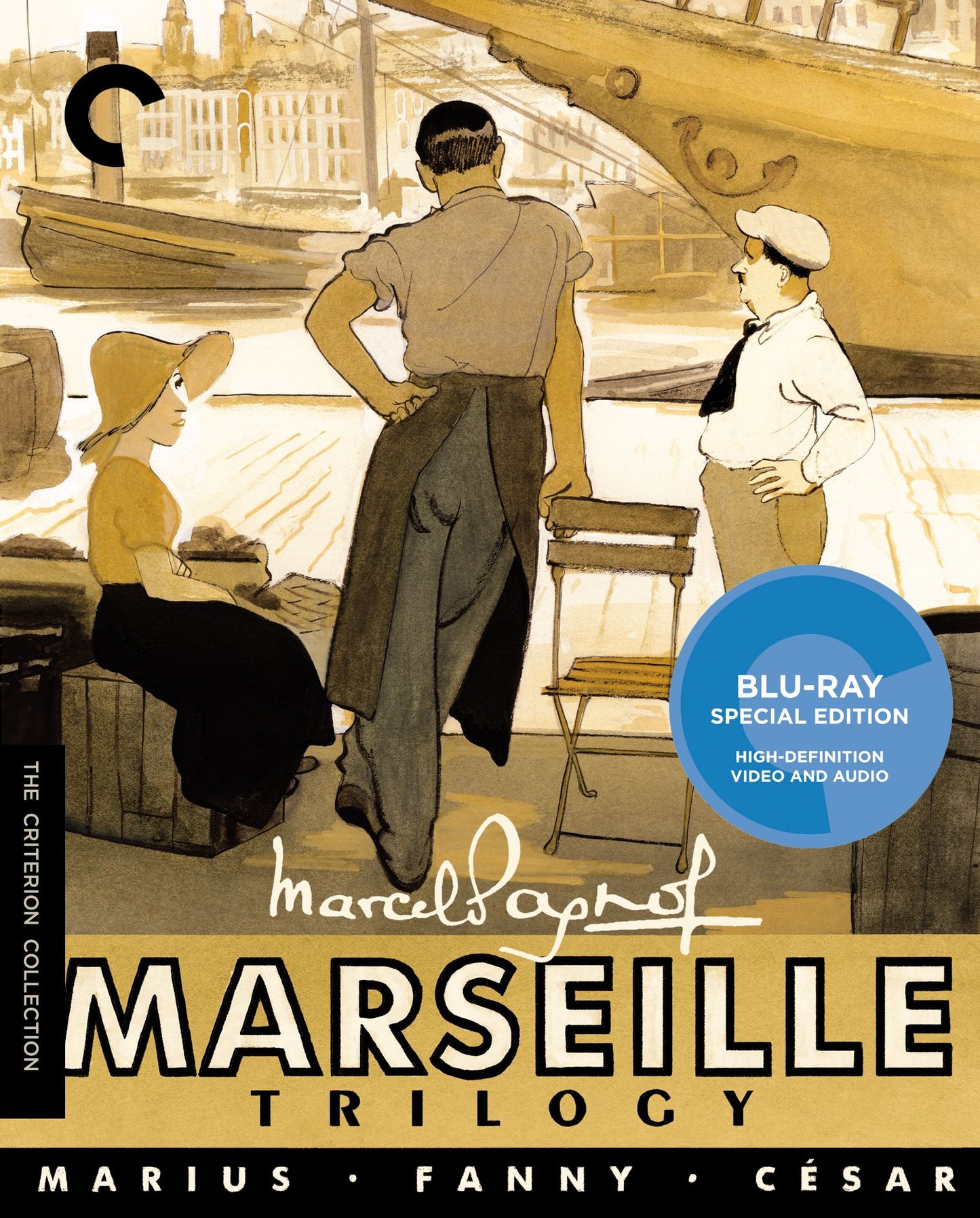 The Marseille Trilogy: Marius/Fanny/Cesar [Criterion Collection] [Blu-ray] [3 Discs]