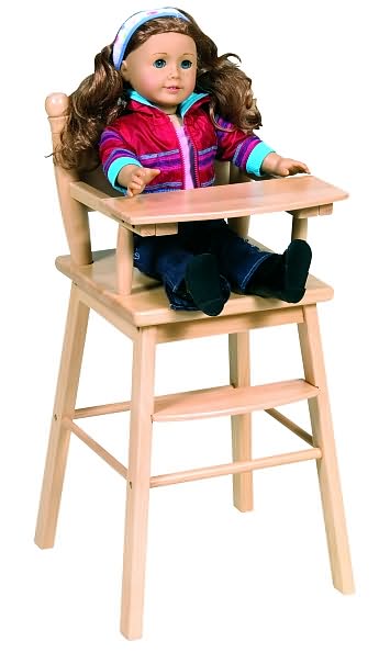 Doll High Chair - Natural