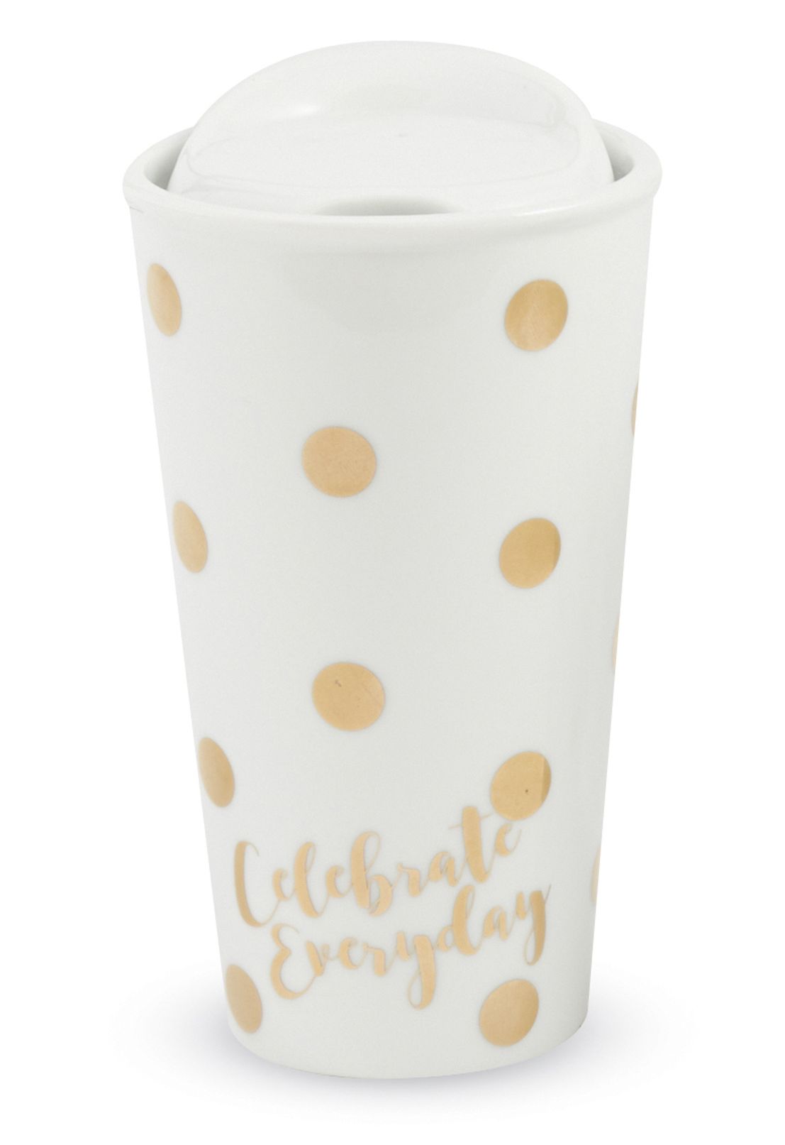 CELEBRATE EVERYDAY TRAVEL MUG