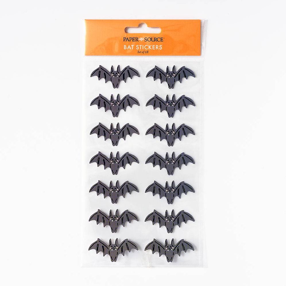 Cute Bat Halloween Stickers