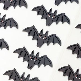 Cute Bat Halloween Stickers