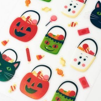 Trick-or-Treat Halloween Stickers