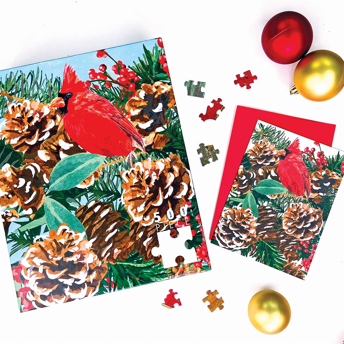 Winter Cardinal 500pc Puzzle