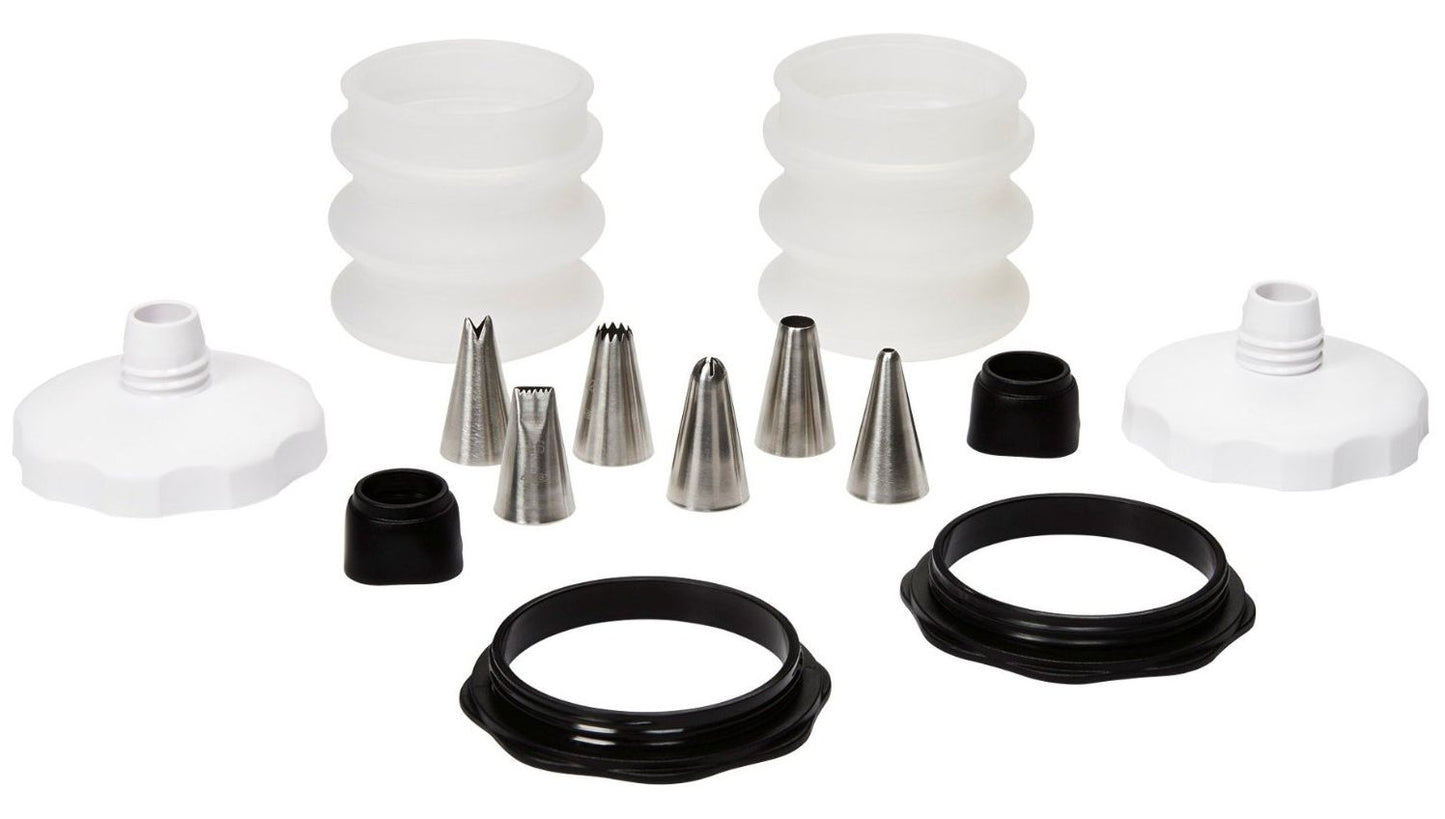 Baker's 8 Pc Silicone Decorating Bottle Kit