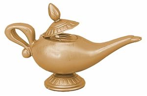 Forum Novelties Inc 107697 Gold Aladdin Genie Costume Lamp