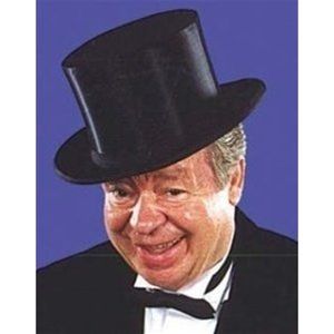 Costumes For All Occasions Ru57004 Top Hat Collapsible Black Xl