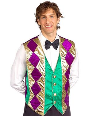 Forum Novelties 57942 Mardi Gras Vest Costume