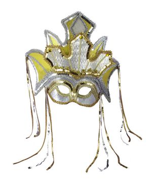 Forum Novelties 58165 Deluxe Golden Royalty Mask