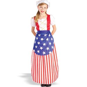Forum Novelties Inc 19330 Betsy Ross - Heroes In History Child Costume Size Small- Size 4-6