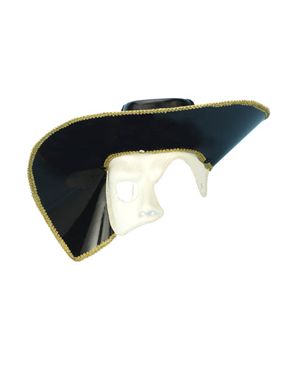 Forum Novelties 59553 Phantom Mask With Hat