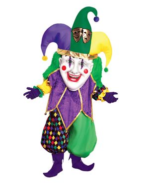 Forum Novelties 60180F Parade Quality Jester Mascot Costume