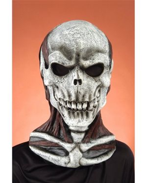 Forum Novelties 60188 Skull With Chest Piece Mask