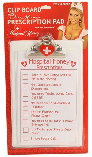 Forum Novelties Inc 31143 Hospital Honey Clip Board