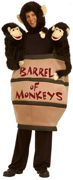 Forum Novelties Inc 31192 Barrel Of Monkeys Adult Size Standard One Size