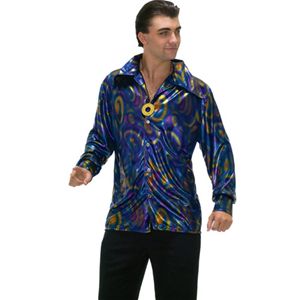 Forum Novelties Inc 33702 Dynomite Dude Disco Shirt Adult Costume Size Standard- Men Size 46 Chest-6