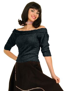 Forum Novelties 61926 Black Sock Hop Top Adult Costume