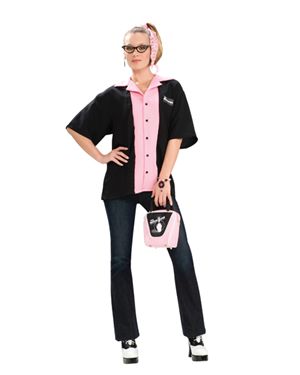 Forum Novelties 61927 Female Bowlers Shirt Adult Costume