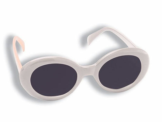 Forum Novelties Inc 33806 Mod White Sunglasses