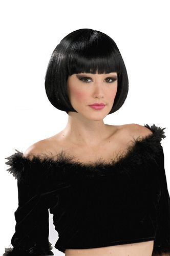 Forum Novelties 24537-01 Black Sassy Wig Adult