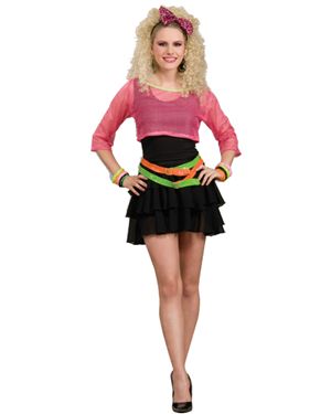 Forum Novelties 63316F Womens Deluxe 80's Groupie Costume