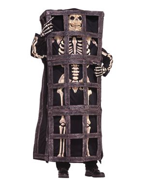 Forum Novelties 64260F-STD Mens Skeleton in a Cage Costume Size Standard