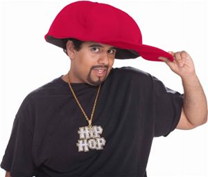 Forum Novelties 199266 Jumbo Hip Hop Hat Red Adult