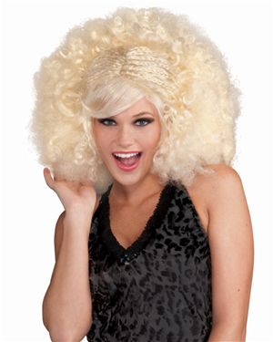 Forum Novelties 24805-11 Pop Afro Wig Blonde Adult