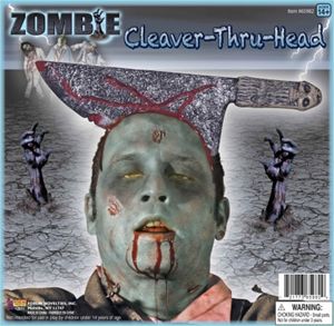 Forum Novelties 199213 Zombie Cleaver Thru Head Adult
