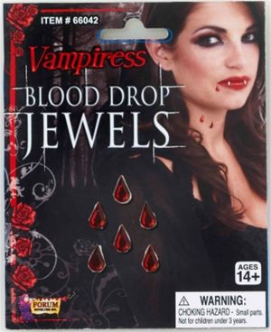 Forum Novelties 199249 Vampiress Blood Drop Jewel Adult