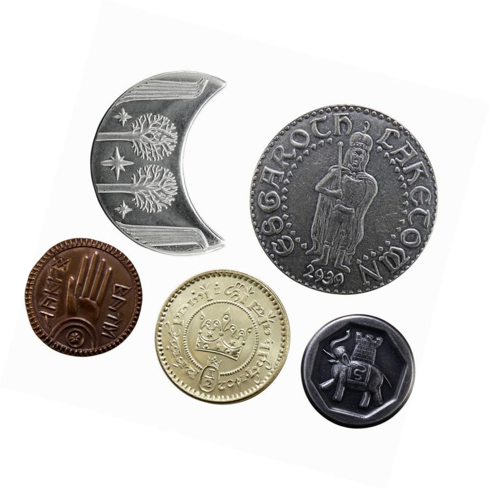 The Lord of the Rings Set #2 - Middle-earth Set of Five Coins