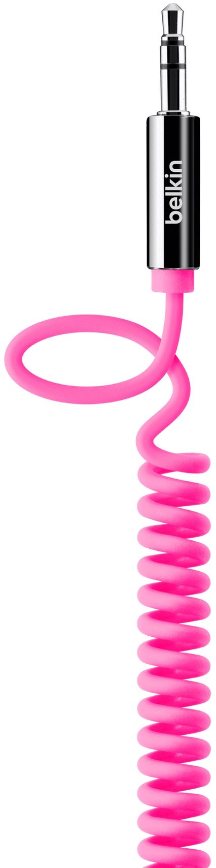 Belkin AV10126tt06-PNK MIXIT Coiled AUX 6' Cable Pink