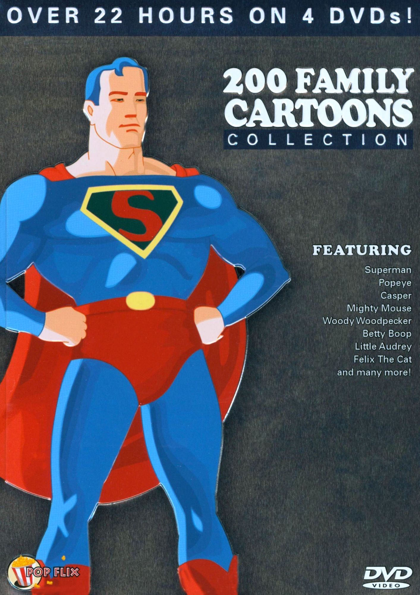 200 Family Cartoons Collection [4 Discs] [Tin Case]