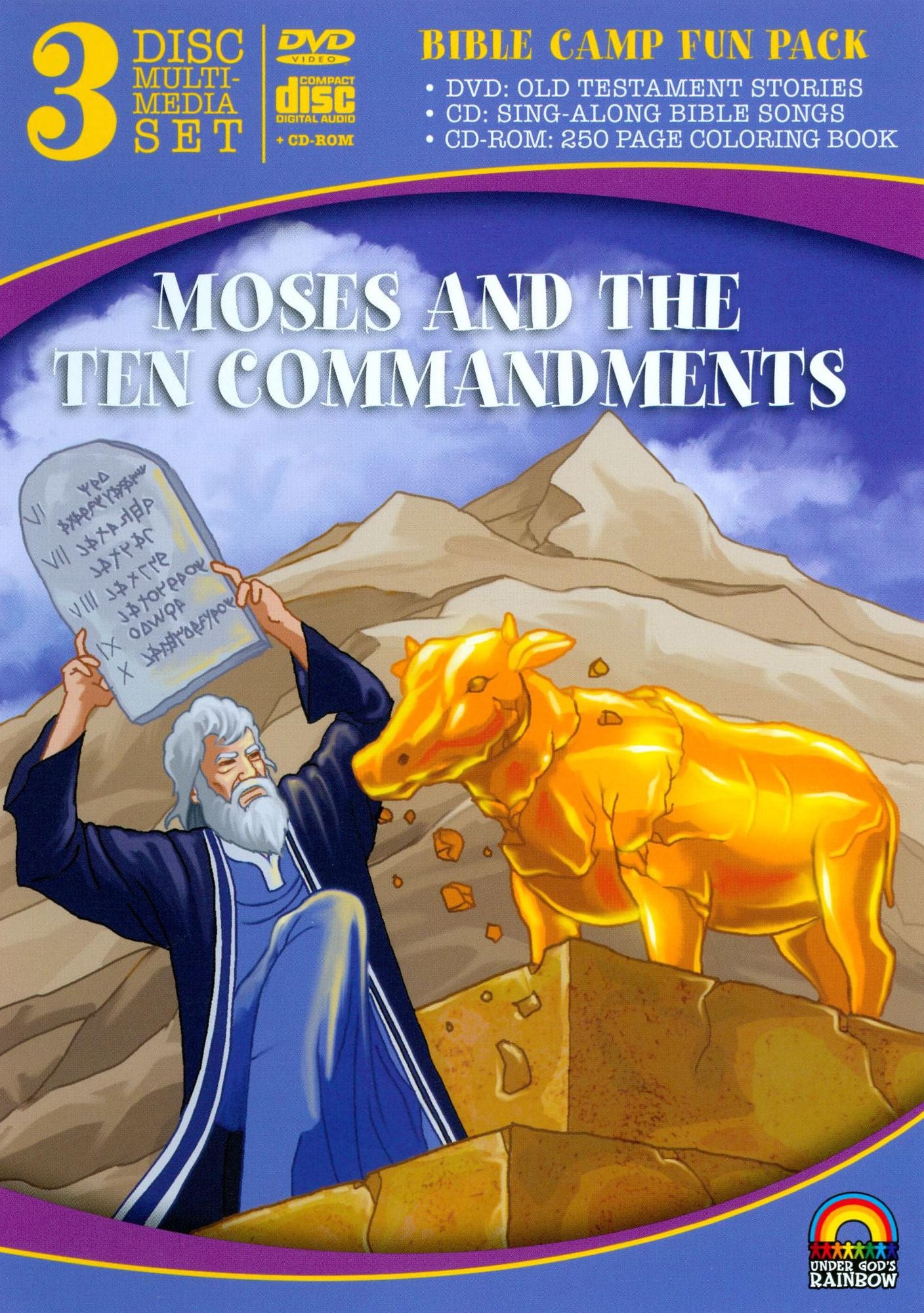 Moses: The 10 Commandments [3 Discs] [DVD/CD]