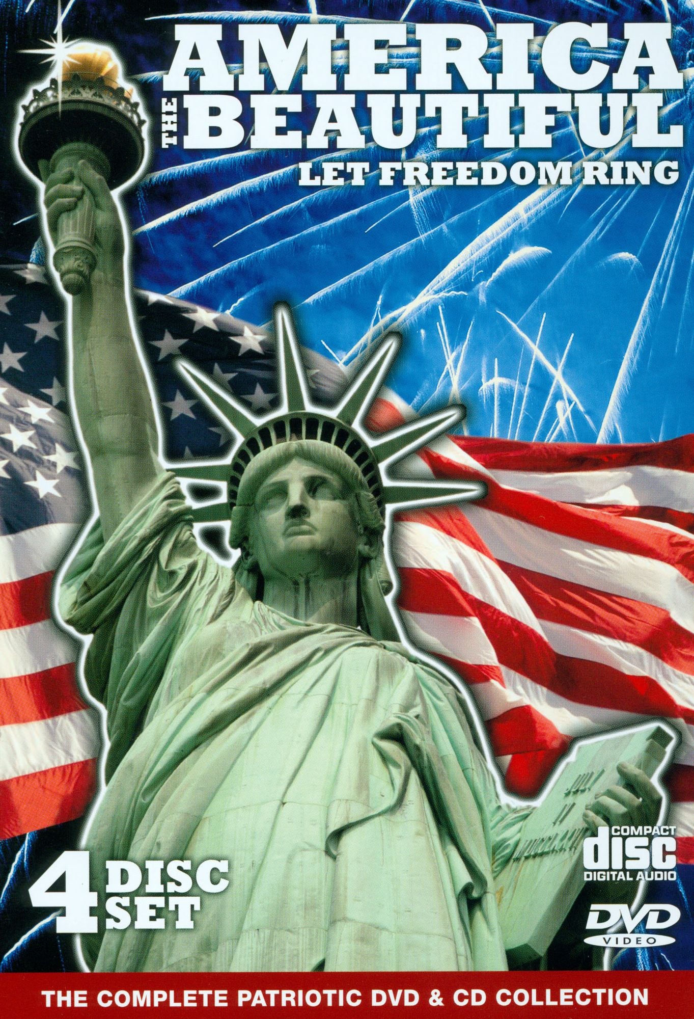 America the Beautiful: Let Freedom Ring [4 Discs] [DVD/3 CDs]