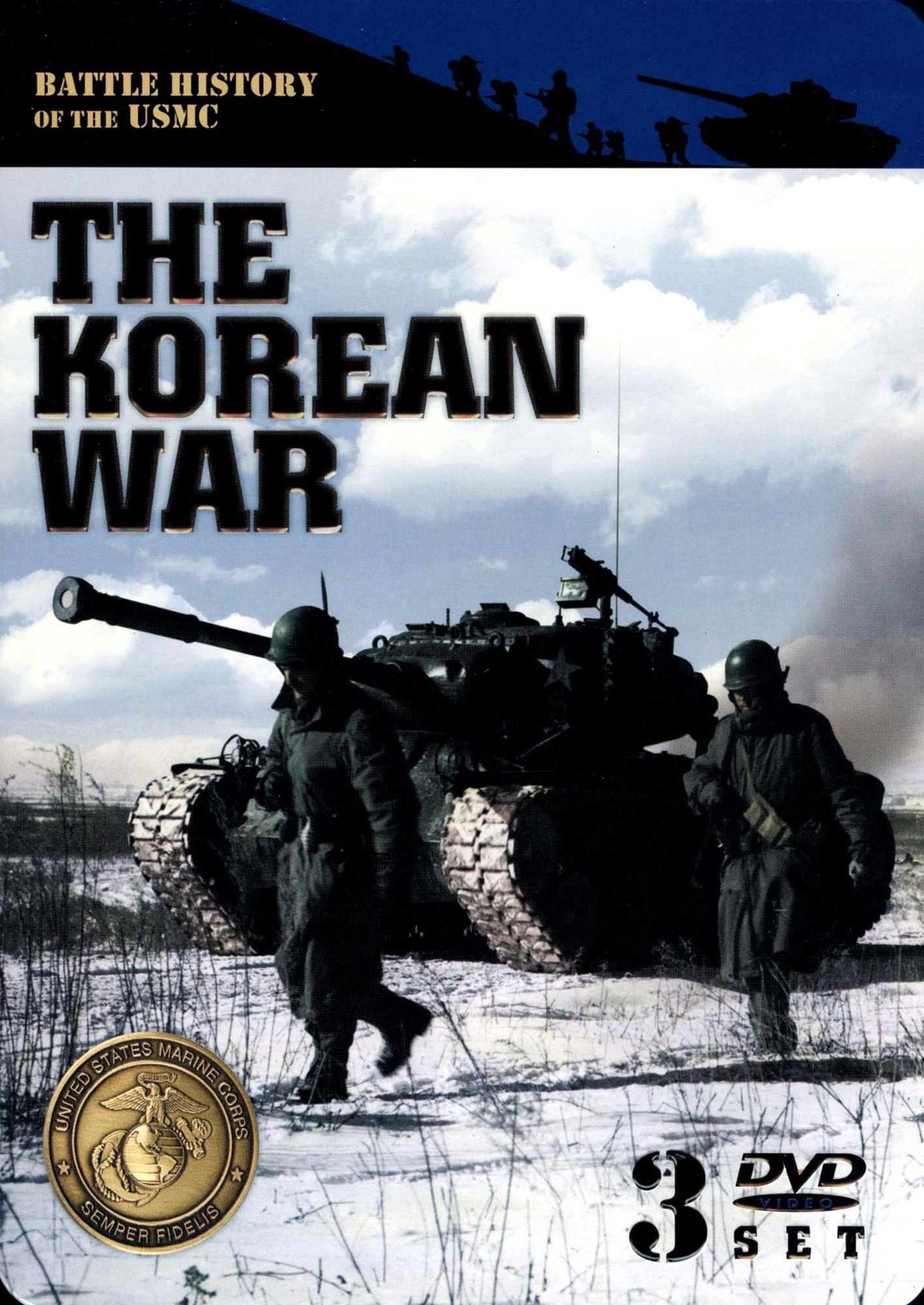 Battle History of the USMC: The Korean War [3 Discs] [Tin Case]