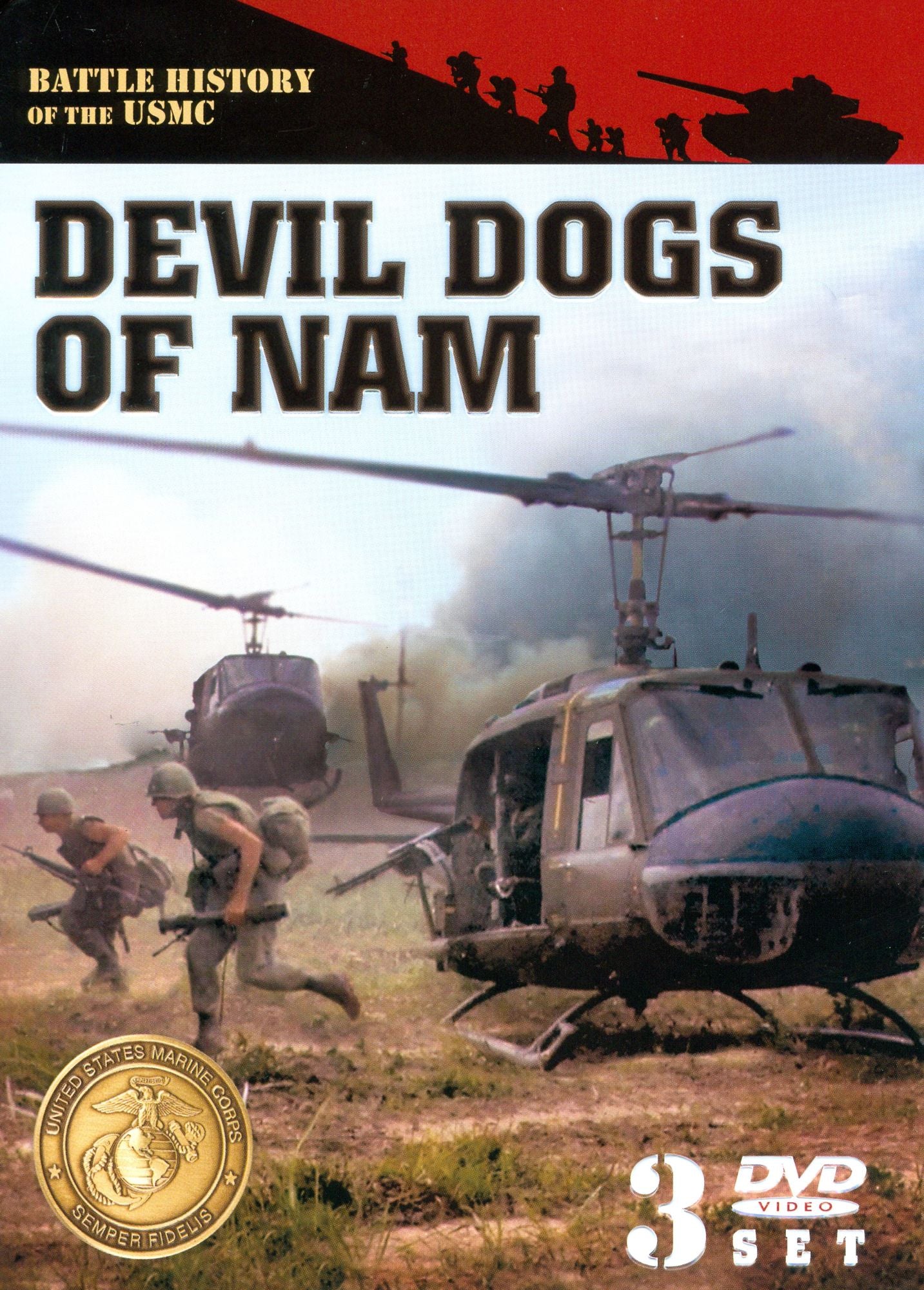 Battle History of the USMC: Devil Dogs of Nam [3 Discs] [Tin Case]