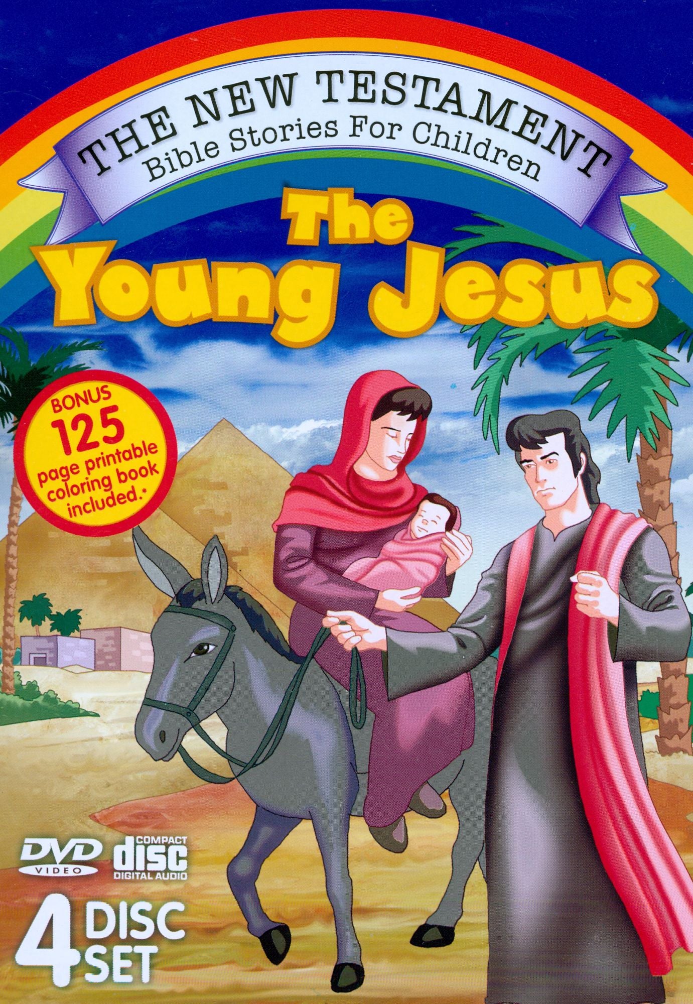 The New Testament Bible Stories for Children: The Young Jesus [Tin Case] [4 Discs] [DVD/CD]