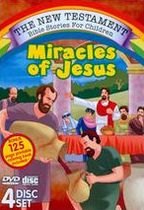 The New Testament Bible Stories for Children: The Miracles of Jesus [Tin Case] [4 Discs] [DVD/CD]