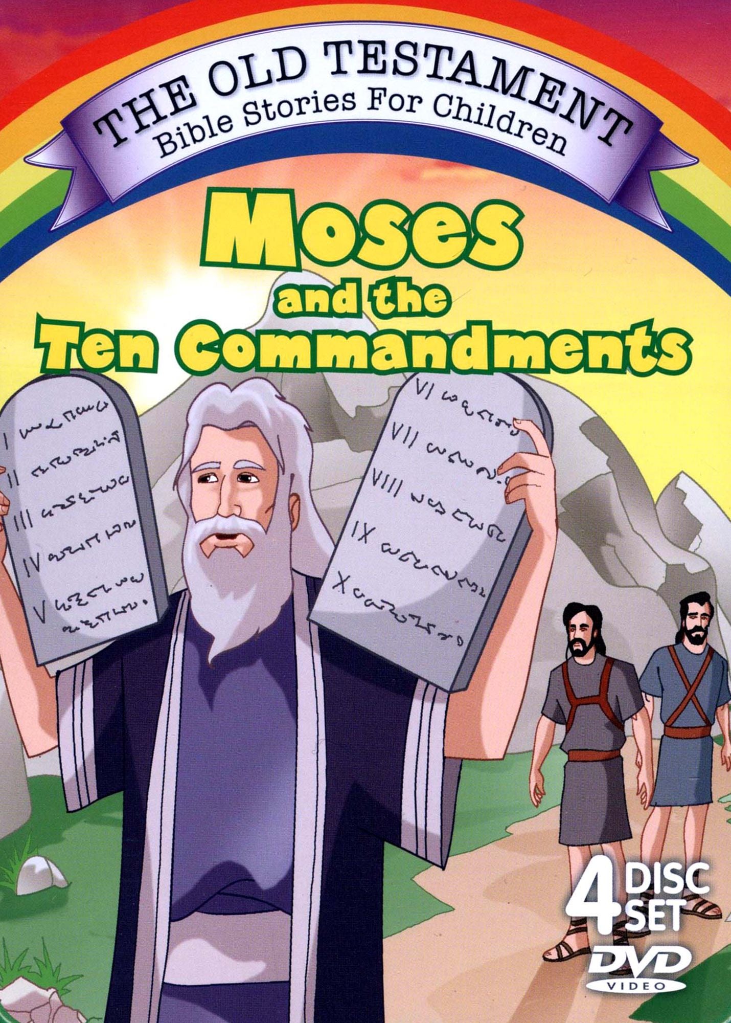 The Old Testament Bible Stories for Children: Moses and the Ten Commandments [4 Discs] [Tin Case]