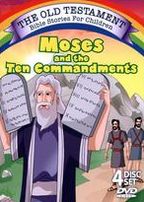 The Old Testament Bible Stories for Children: Moses and the Ten Commandments [4 Discs] [Tin Case]