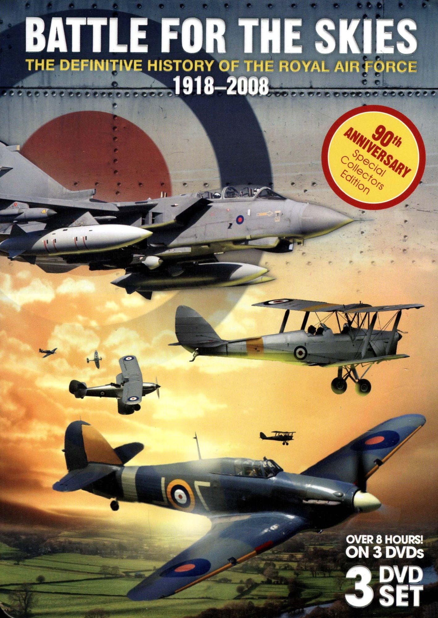 Battle for the Skies: The Definitive History of the Royal Air Force 1918-2008 [3 Discs] [Tin Case]